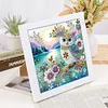 5D DIY Partial Special Shaped Drill Diamond Painting Owl Wall Decor 19.2x19.2cm