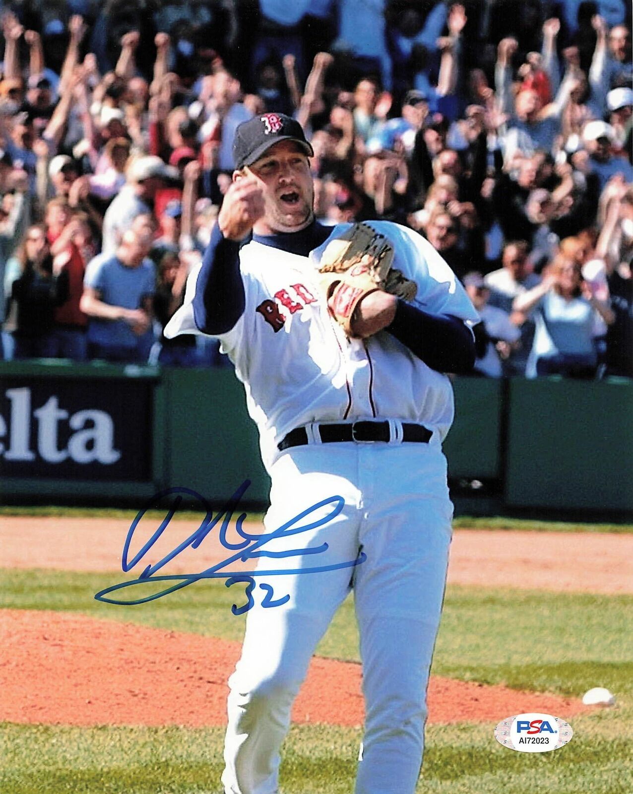 Derek Lowe signed 8x10 Photo Poster painting PSA/DNA Boston Red Sox Autographed