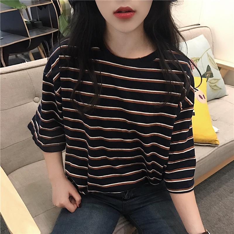 LOOSE STRIPED TEE