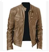 Biker Casual Zipper Leather Jacket