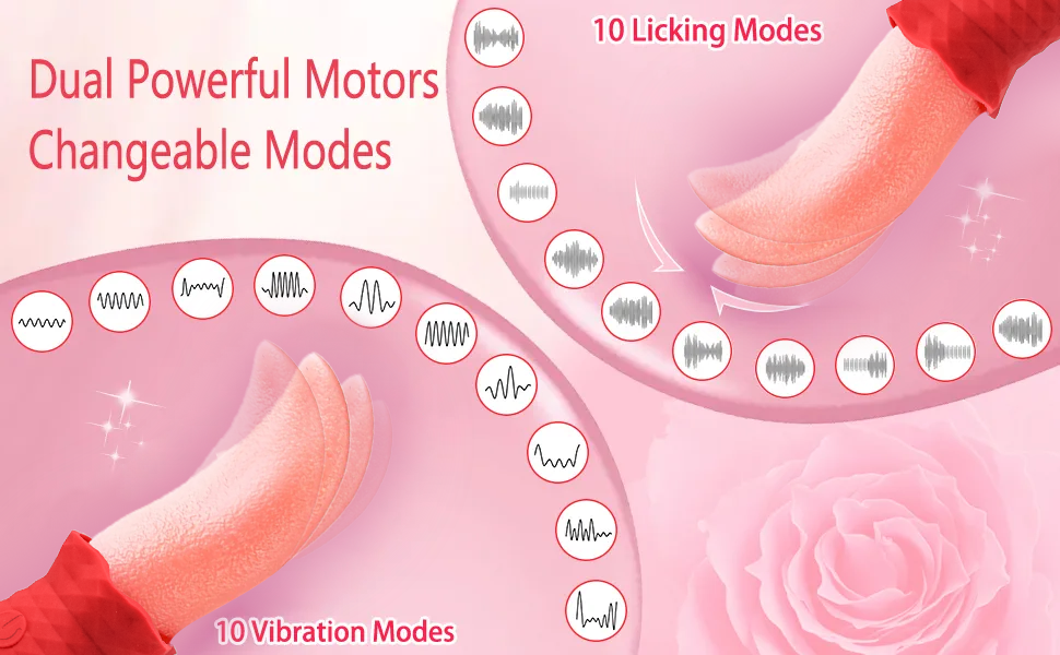 Rose Sex Stimulator Vibrator for Women