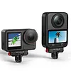Magnetic Quick Release Mount for DJI Osmo 360/Action 5 Pro/Action 4/3 Aluminum Alloy Extension Base Bracket with 1/4in Threaded Hole for Tripods Selfie Sticks Vlogging