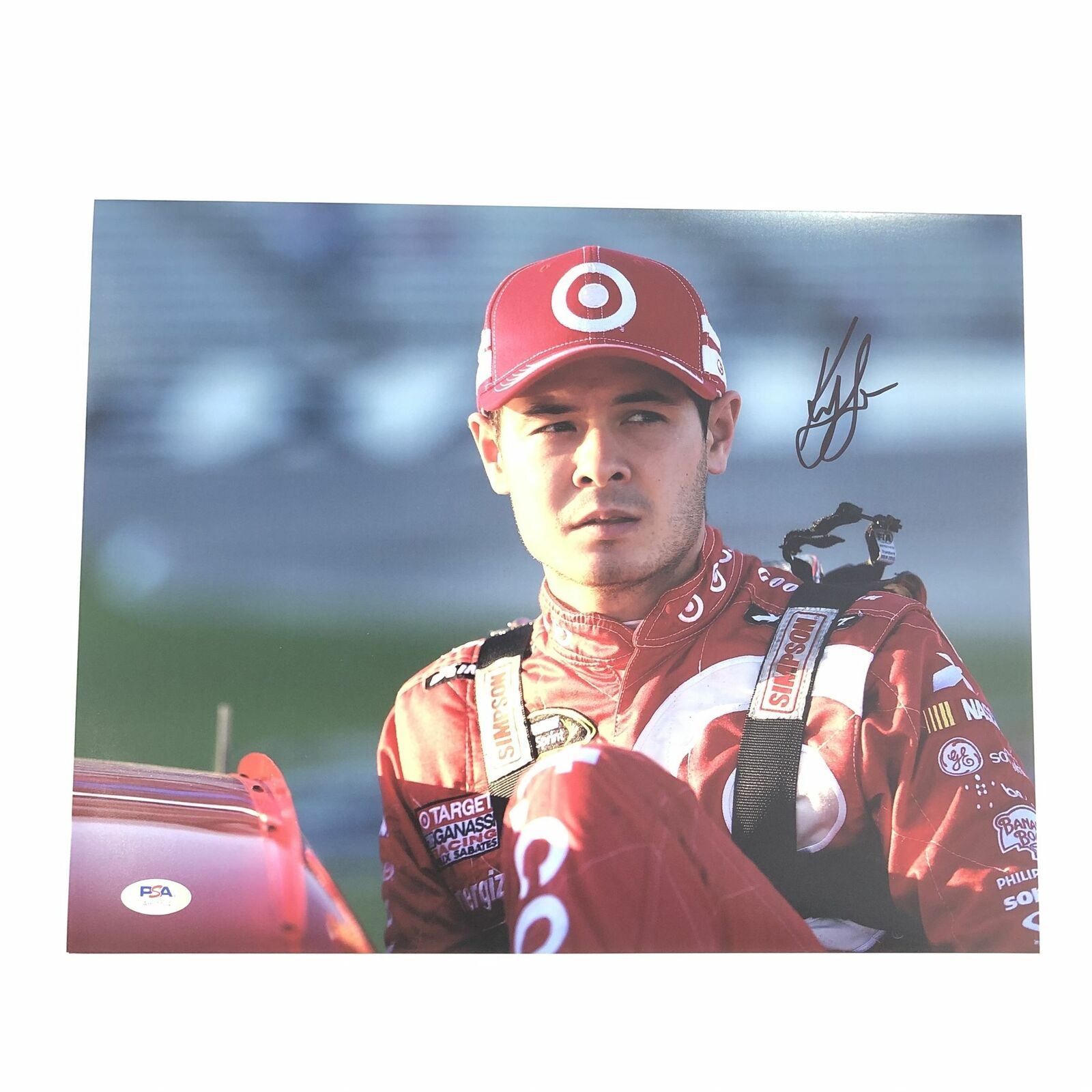 Kyle Larson Signed 11x14 Photo Poster painting PSA/DNA Autographed NASCAR