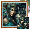 (Multi-Style) Girl And Animal-11CT Stamped Cross Stitch 50*50cm/19.69*19.69in tapestrymarket