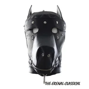 pornhint Pornhint Newest Soft Leather Funny Headgear Restraints Flirt Fetish Cosplay Couple Flirt