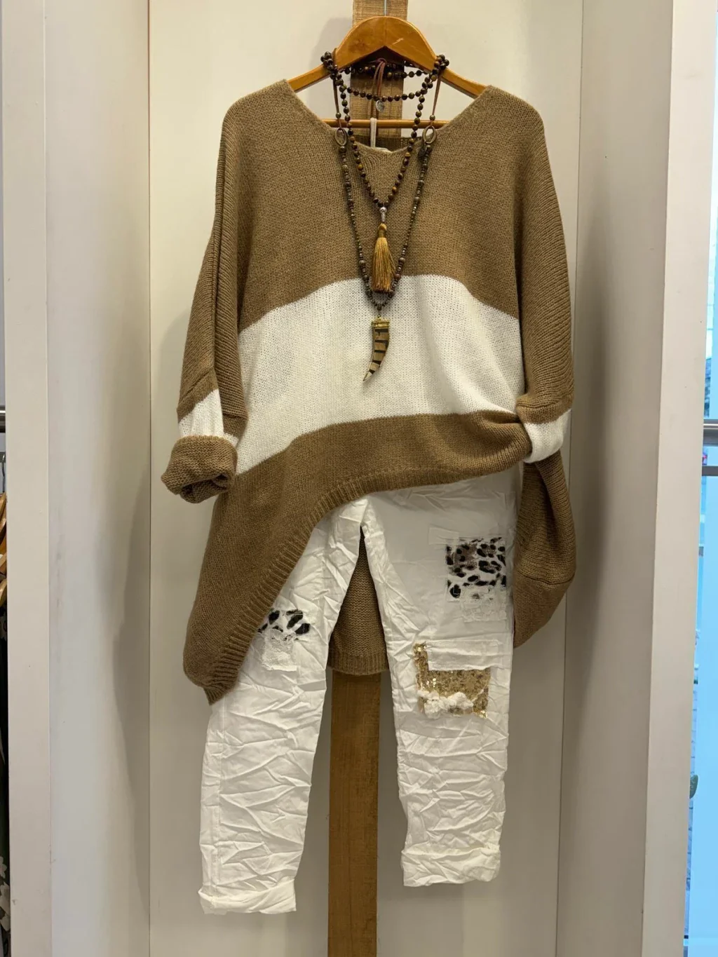 Fashion sweater 2 piece set