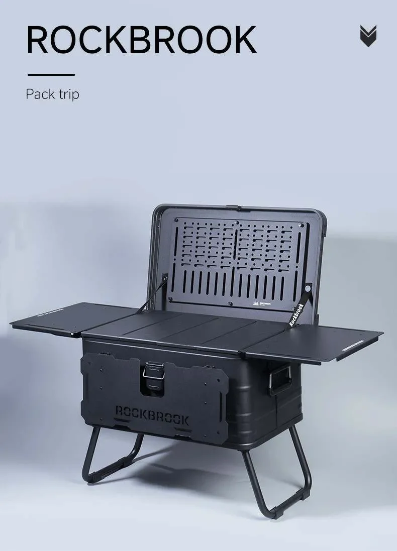 ROCKBROOK BX1024 50L Outdoor Kitchen Storage Box with Lid