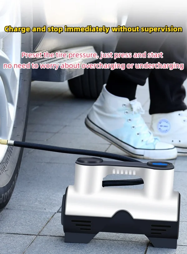 Car Electric Air Pump Car Small Portable Tire Inflator