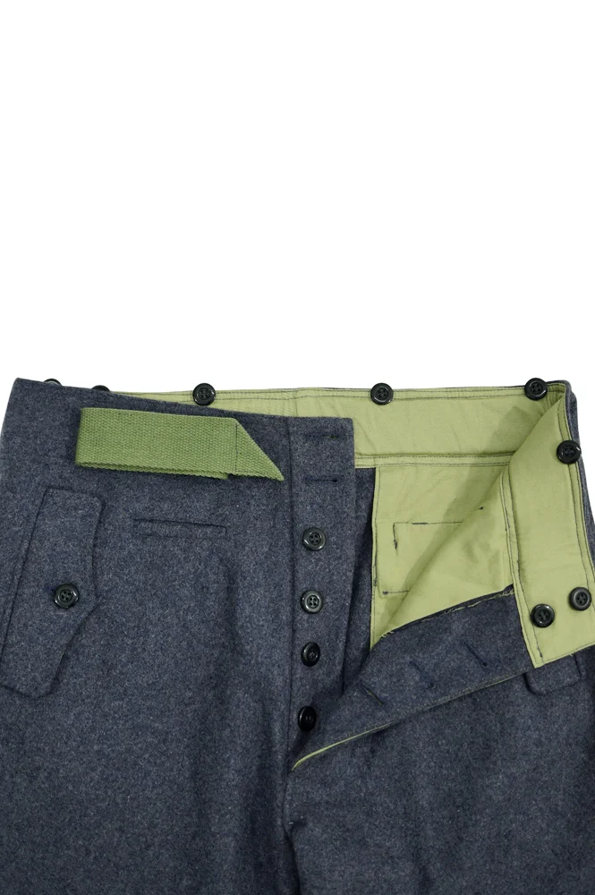   Luftwaffe German Blue Grey Wool Panzer Trousers German-Uniform