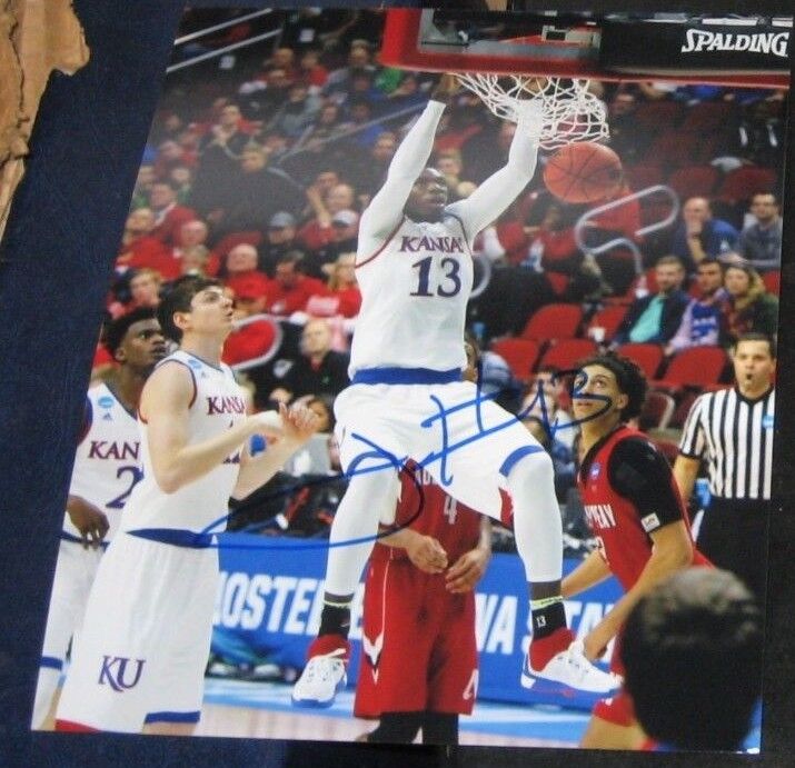 Cheick Diallo Kansas Jayhawks SIGNED AUTOGRAPHED 8x10 Photo Poster painting COA New Orleans