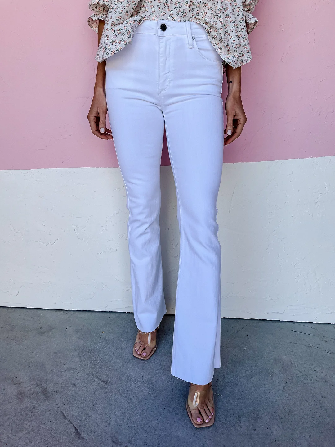 Baltimore High Rise Scissor Cut Flare Jeans