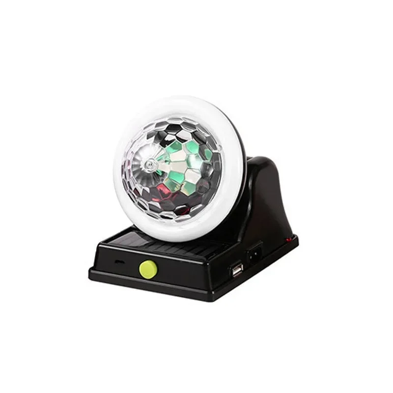 Solar Charging Colorful Magic Ball RGB Atmosphere Light 