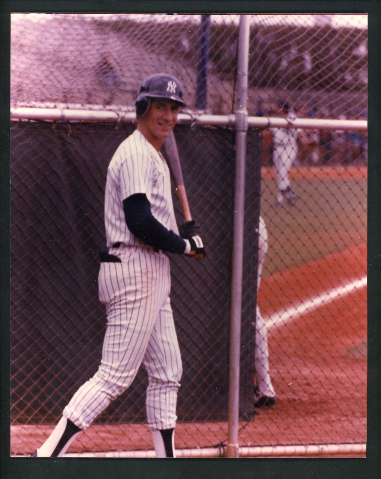 Mike Pagliarulo 1985 Original 8 x 10 Photo Poster painting New York Yankees 1A1A