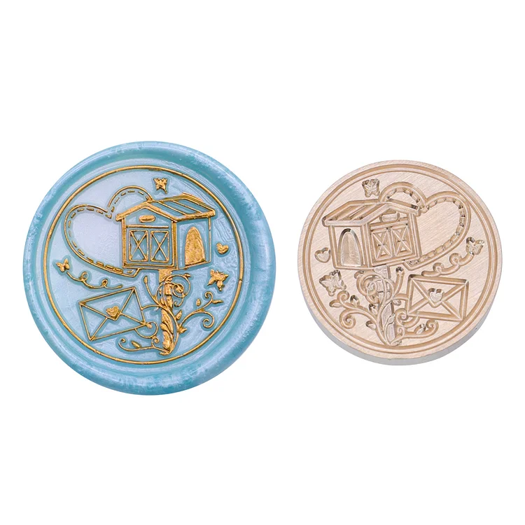 Diy Fire Lacquer Round Sealing Wax Stamp Head 25Mm gbfke