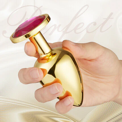 XPORNTOY-3 Pieces Gold Butt Plug 