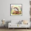 Hedgehog-11CT Stamped Cross Stitch 40*40cm/15.75*15.75in