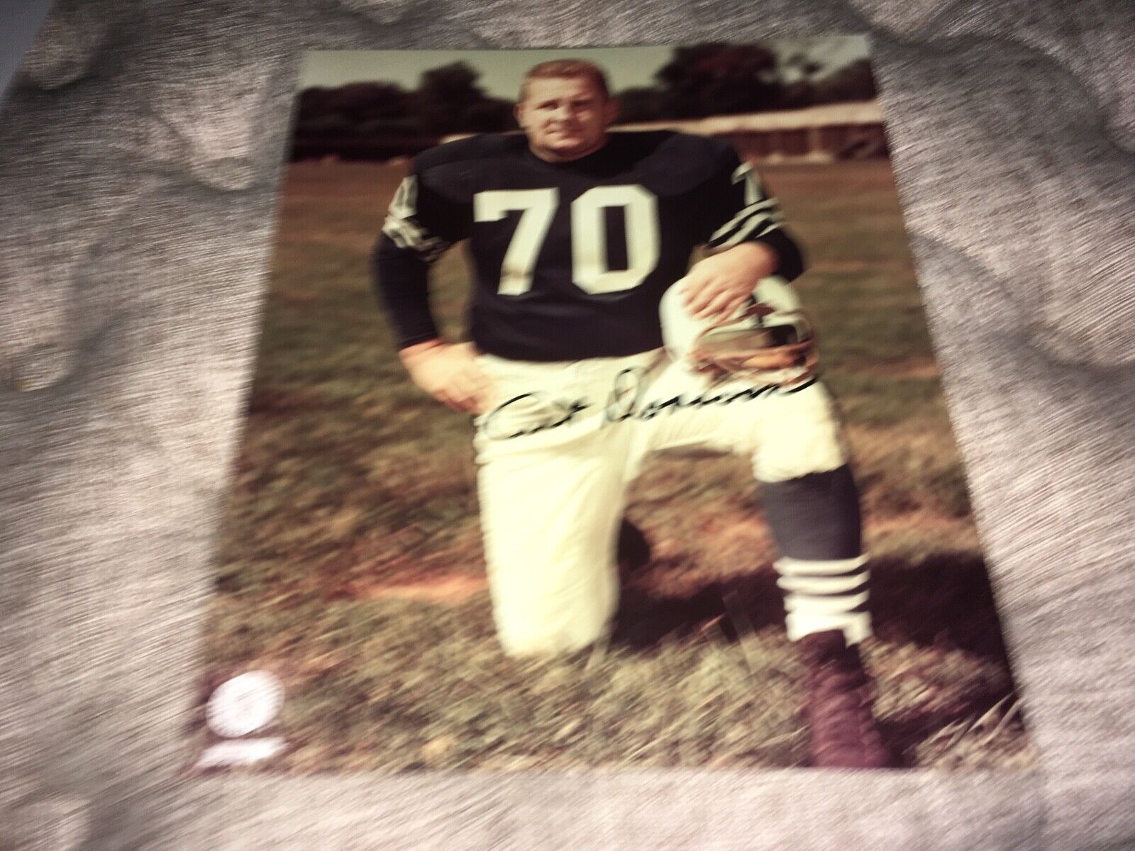 Art Donovan Baltimore Colts HOF Signed 8 x 10