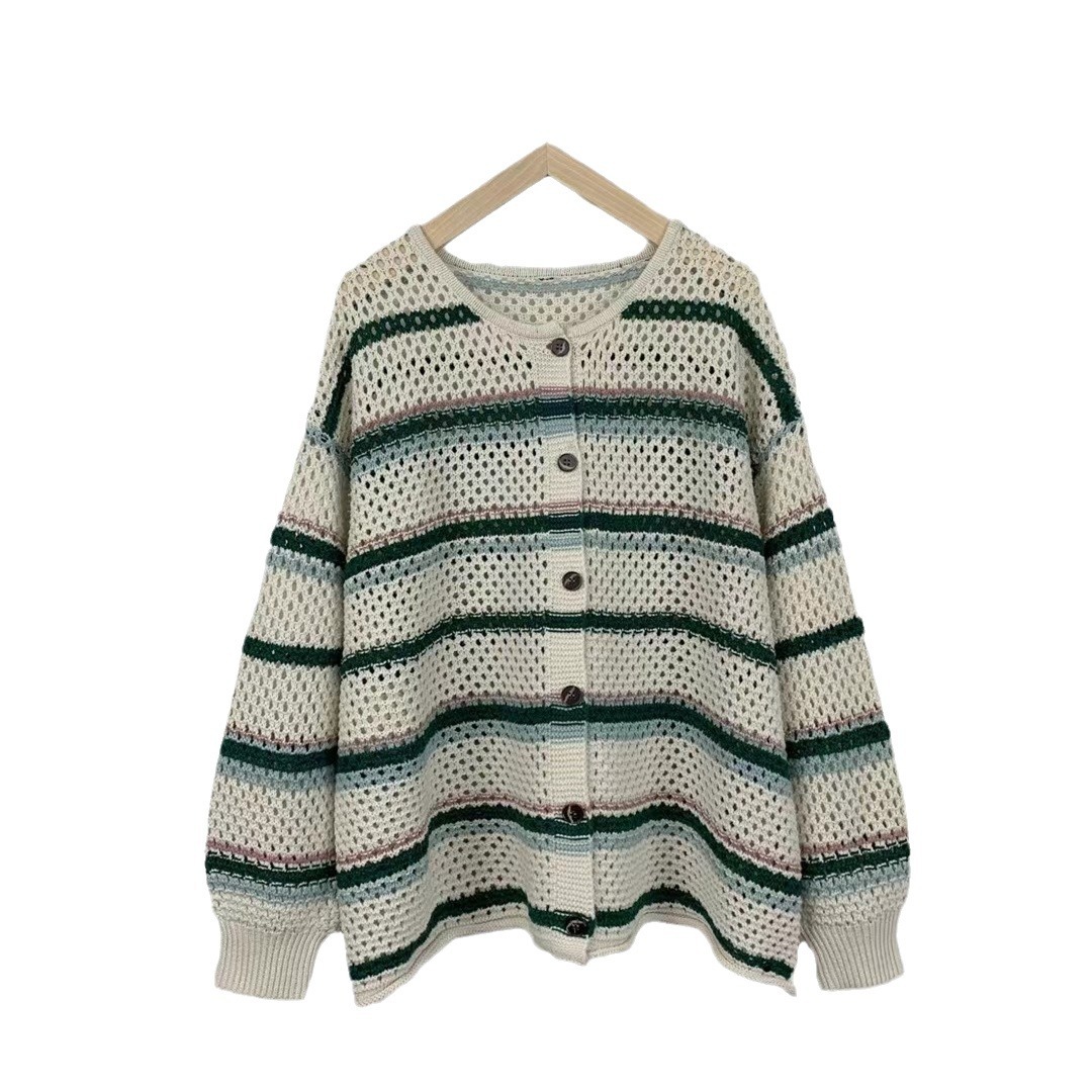 Chicfifth Sweater Women Winter Long Sleeve High Quality Autumn Vintage Top Knitted Cardigan