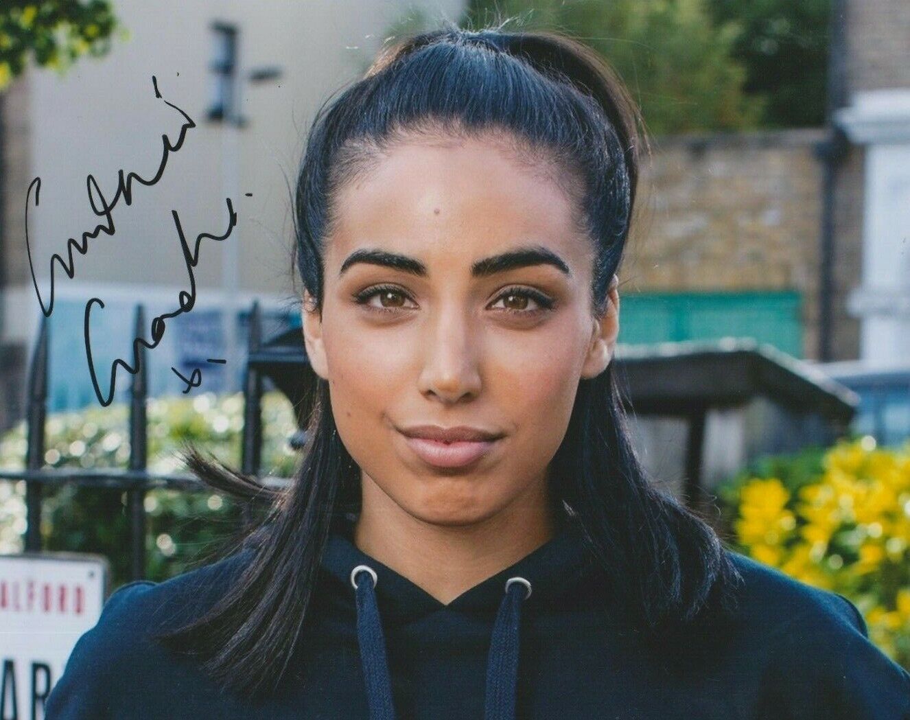 Gurlaine Kaur Garcha **HAND SIGNED** 8x10 Photo Poster painting ~ Eastenders (Ash Kaur)