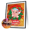 Diamond Painting-DIY Crystal Rhinestone Festive Pig