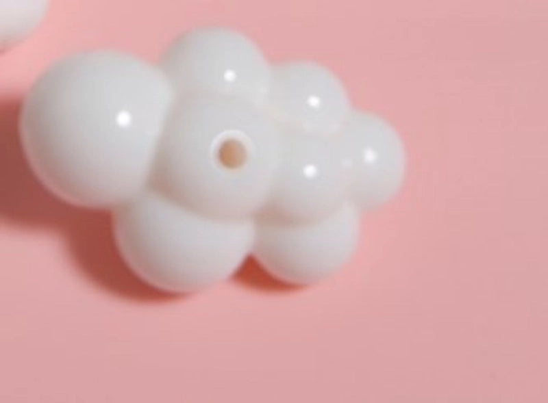 1 Piece 17 * 24mm Arylic Clouds Beads