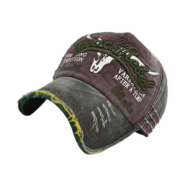 Retro canvas  baseball cap hat for women men vintage dad hat letter outdoor sports caps hip hop Hats
