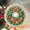 Christmas Wreath 2D Flat DIY Diamond Painting Pendant 9.84x9.84in
