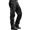 Men's Outdoor Vintage Washed Cotton Washed Multi-pocket Tactical Pants by Inlyline