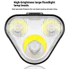Digital Display Bicycle High-Beam Headlights Cycling Front Flashlight MTB Parts