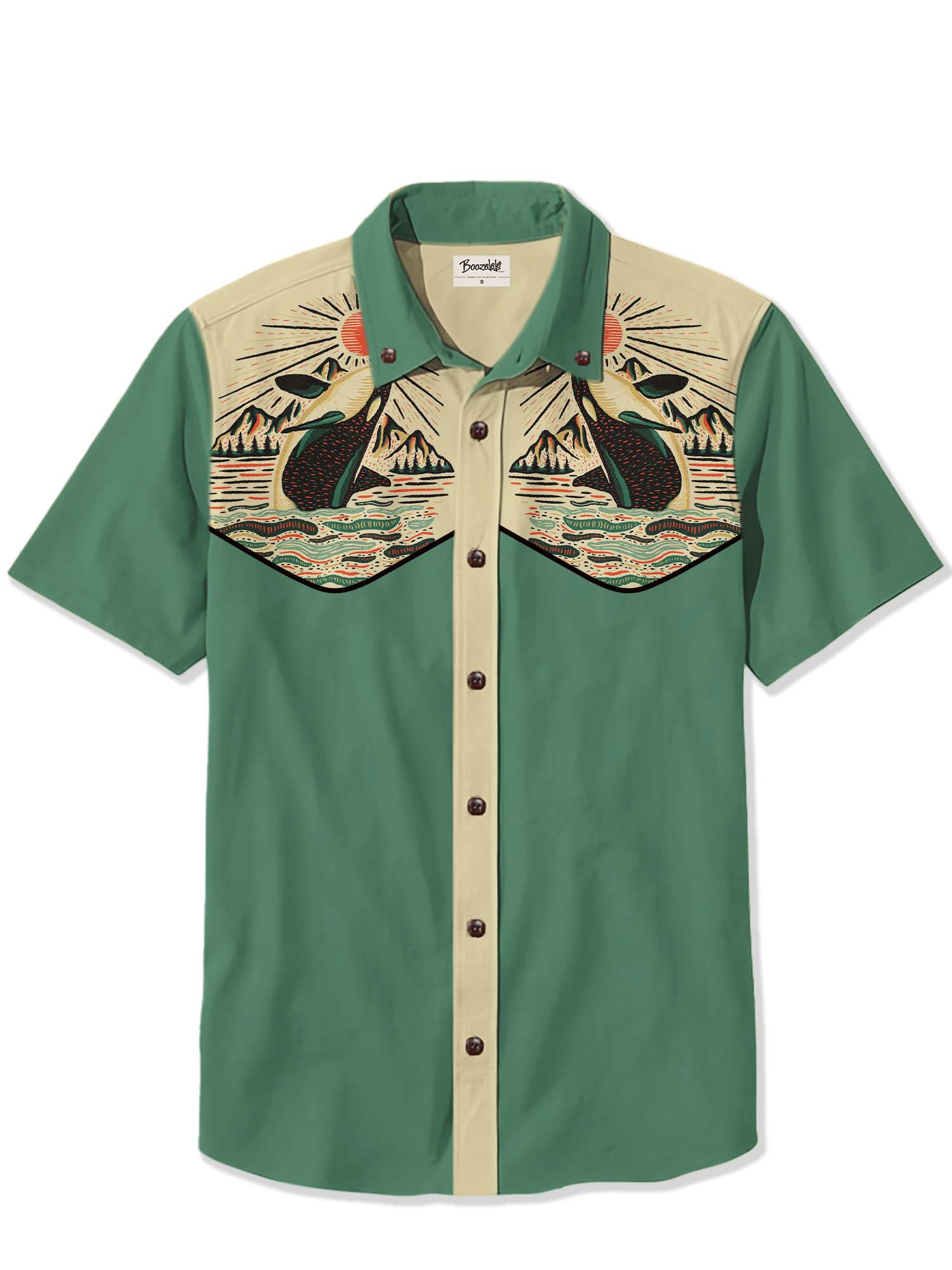 Killer Whale At Sunset - 100% Cotton Shirt