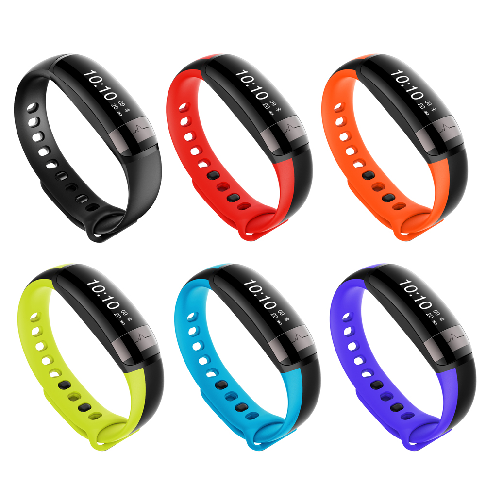 

M6 Heart Rate Monitor Smart Wristband Waterproof Pedometer Smart Bracelet, Purple, 501 Original