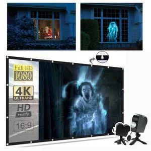 🎁Halloween Christmas Holographic Window Projection