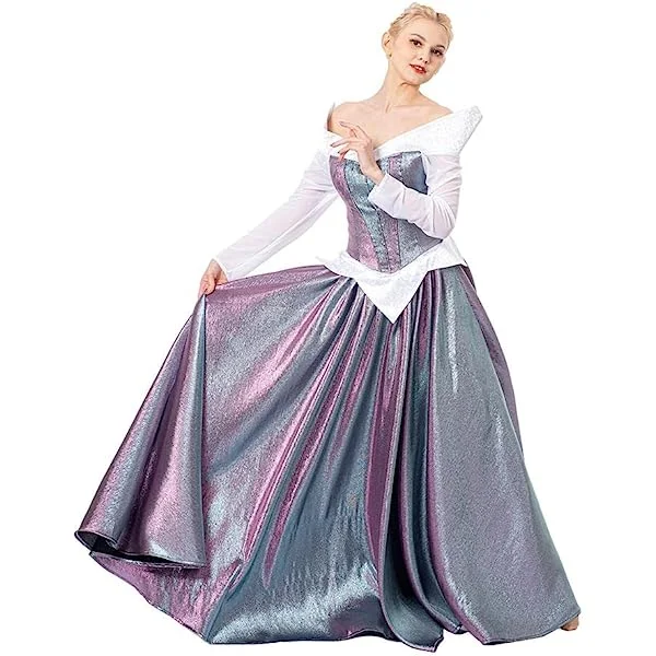 Women's Color Changing Aurora Dress Halloween Princess Dress 