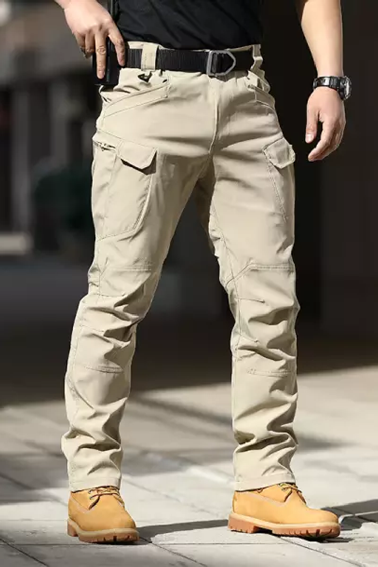 Tiboyz Men's Quick Dry Tear Resistant Tactical Multi Pocket Pants