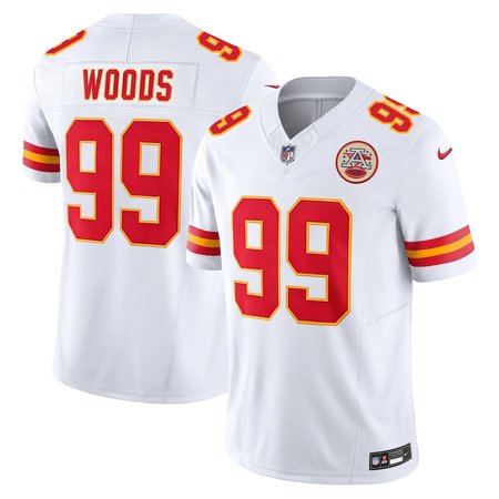 Youth Kansas City Chiefs #99 Peter Woods White 2026 NFL Draft Vapor F.U.S.E. Limited Jersey