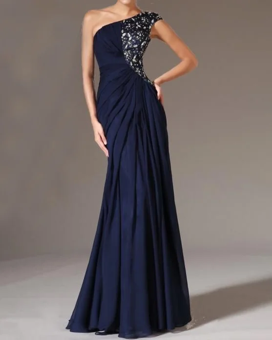 Gown chiffon silk maxi dress embroidered lace