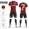 Wholesale 100% Polyester Cheap Sublimation Camisetas Football Jerseys Kits Custom Mens Soccer Uniforms Soccer Wear Set With Logo