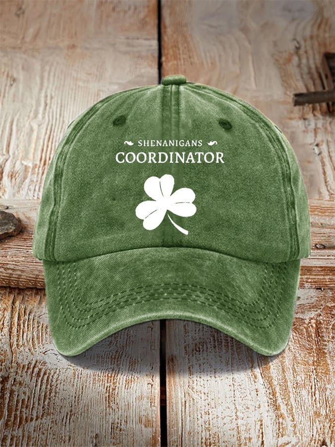 🔥Buy 2 Get 5% Off🔥Unisex St. Patrick's Day Shenanigans Coordinator Shamrock Hat