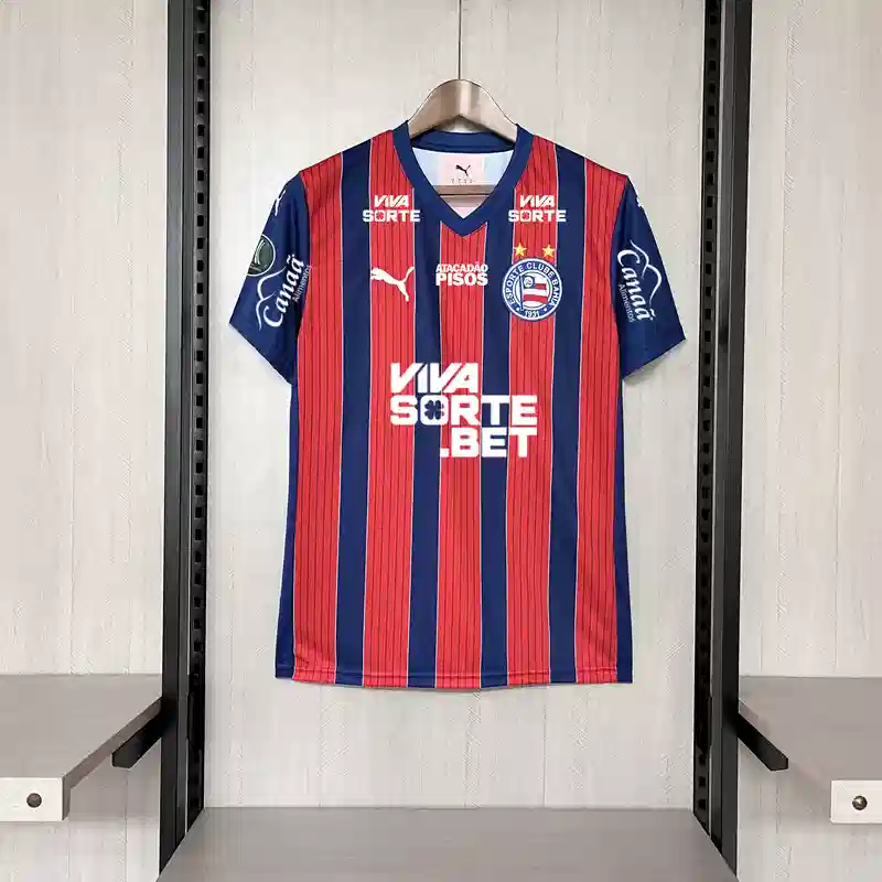 25/26 Bahia Soccer Jersey Away + All Sponsors