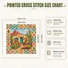 Stamped Cross Cross cross stitch kit for Adults Southwestern Scene 11CT tapestrymarket
