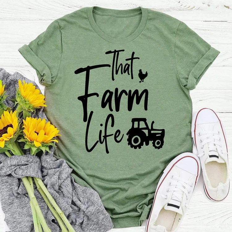 ANB - that farm life Village life Retro Tee -04057