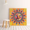 >SALE<5D Part Special Shaped Drill Luminous Diamond Painting Sun God Art (GT104)