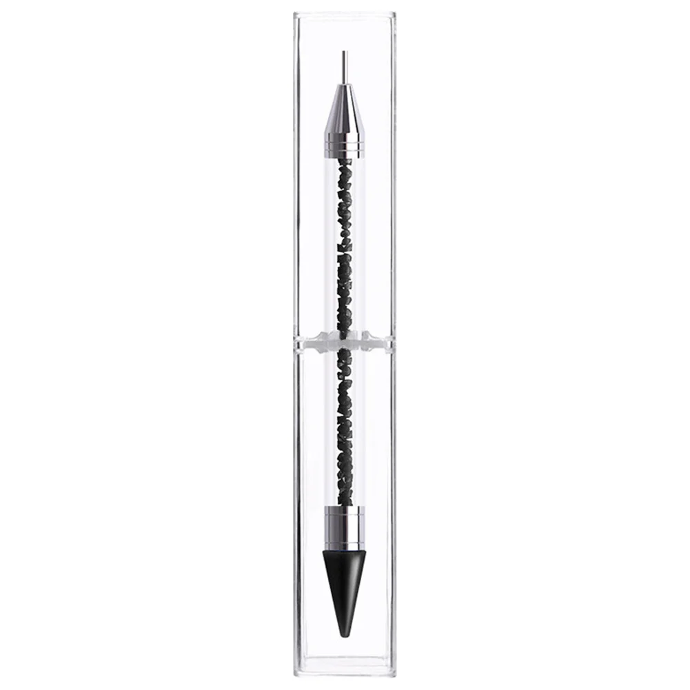 Dual Heads Acrylic Dotting Wax Pen Point Drill Picker Nail Art Studs Dotter