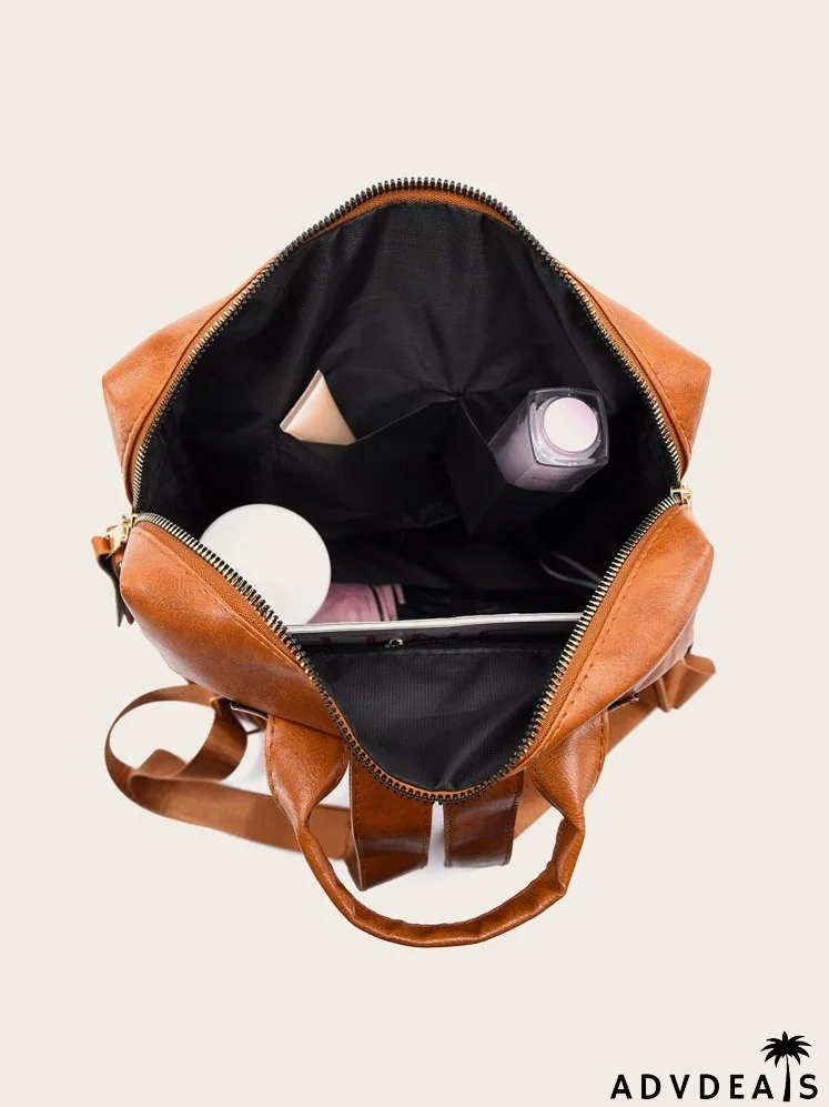 Geo Graphic Tape Decor Backpack