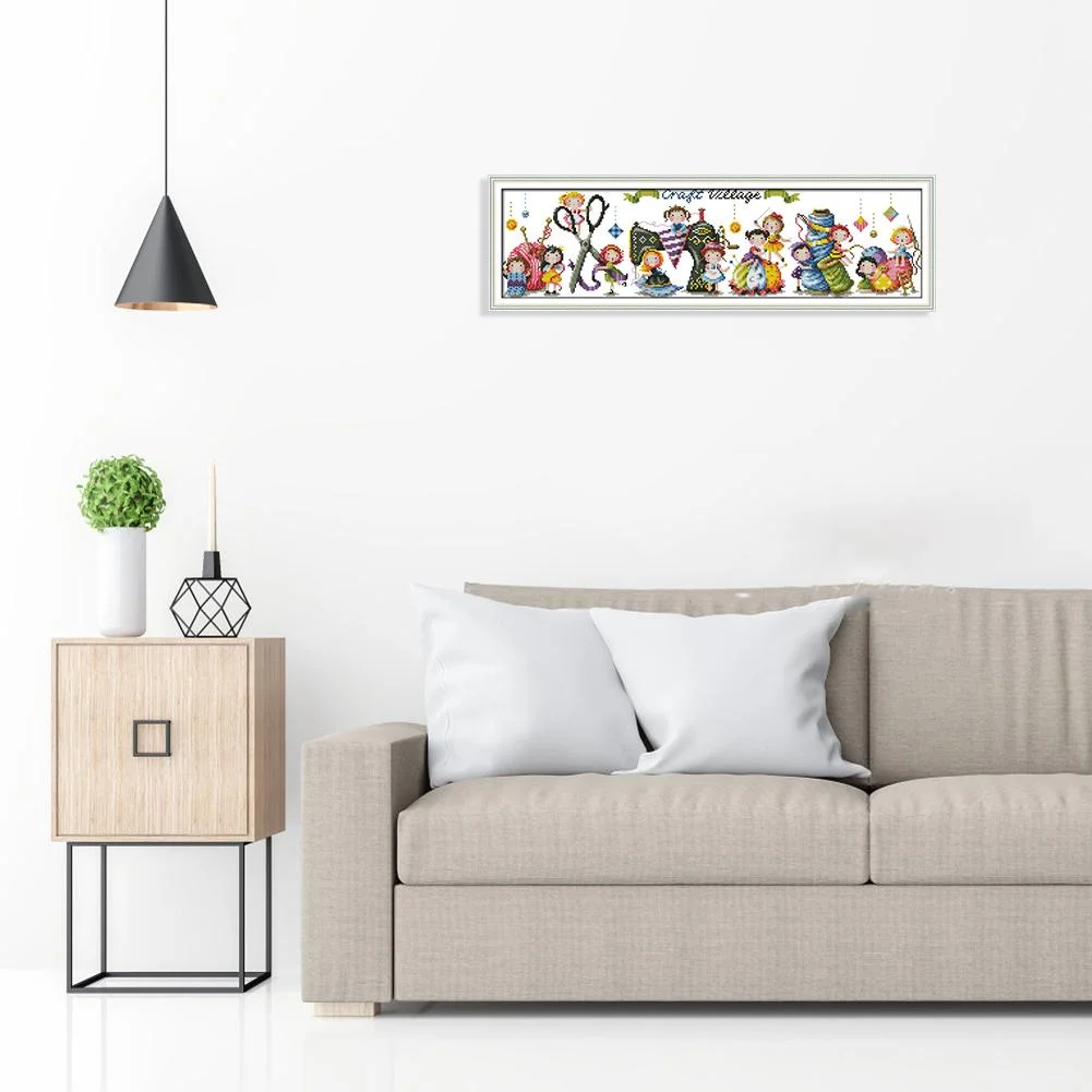 Cross Stitch - Sewing Time(61*19cm)