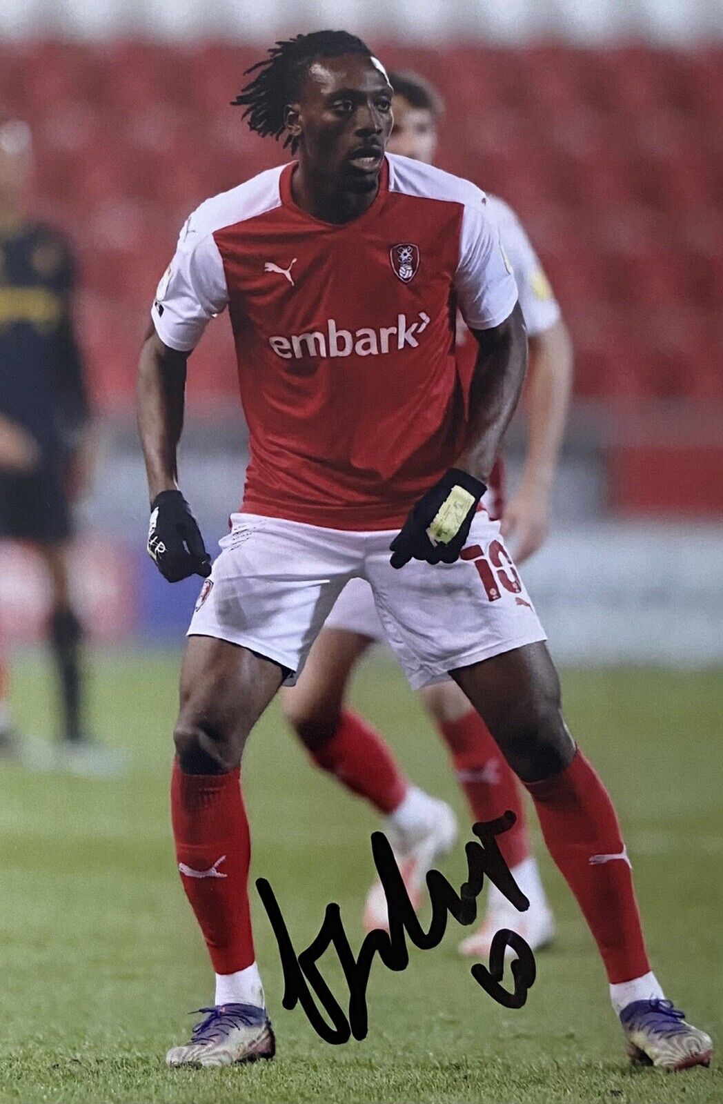 Freddie Ladapo Genuine Hand Signed Rotherham United 6X4 Photo Poster painting 3