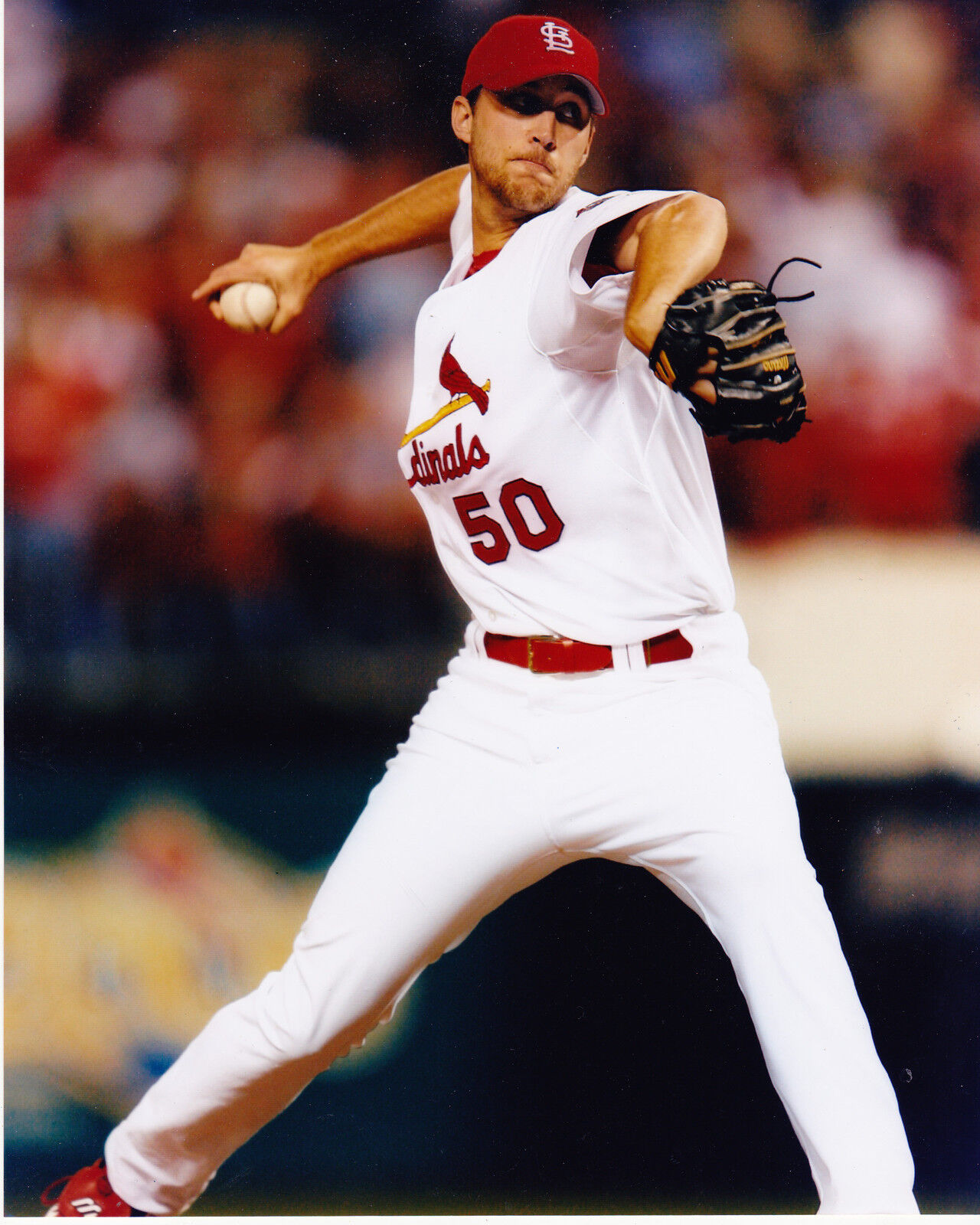 ADAM WAINWRIGHT ST. LOUIS CARDINALS COLOR ACTION 8x10