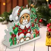Diamond Painting Acrylic Double Sided Christmas Paper Towel Storage Rack Decor