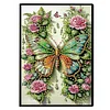 Schmetterling Blume - 5d DIY Basteln Notizbuch