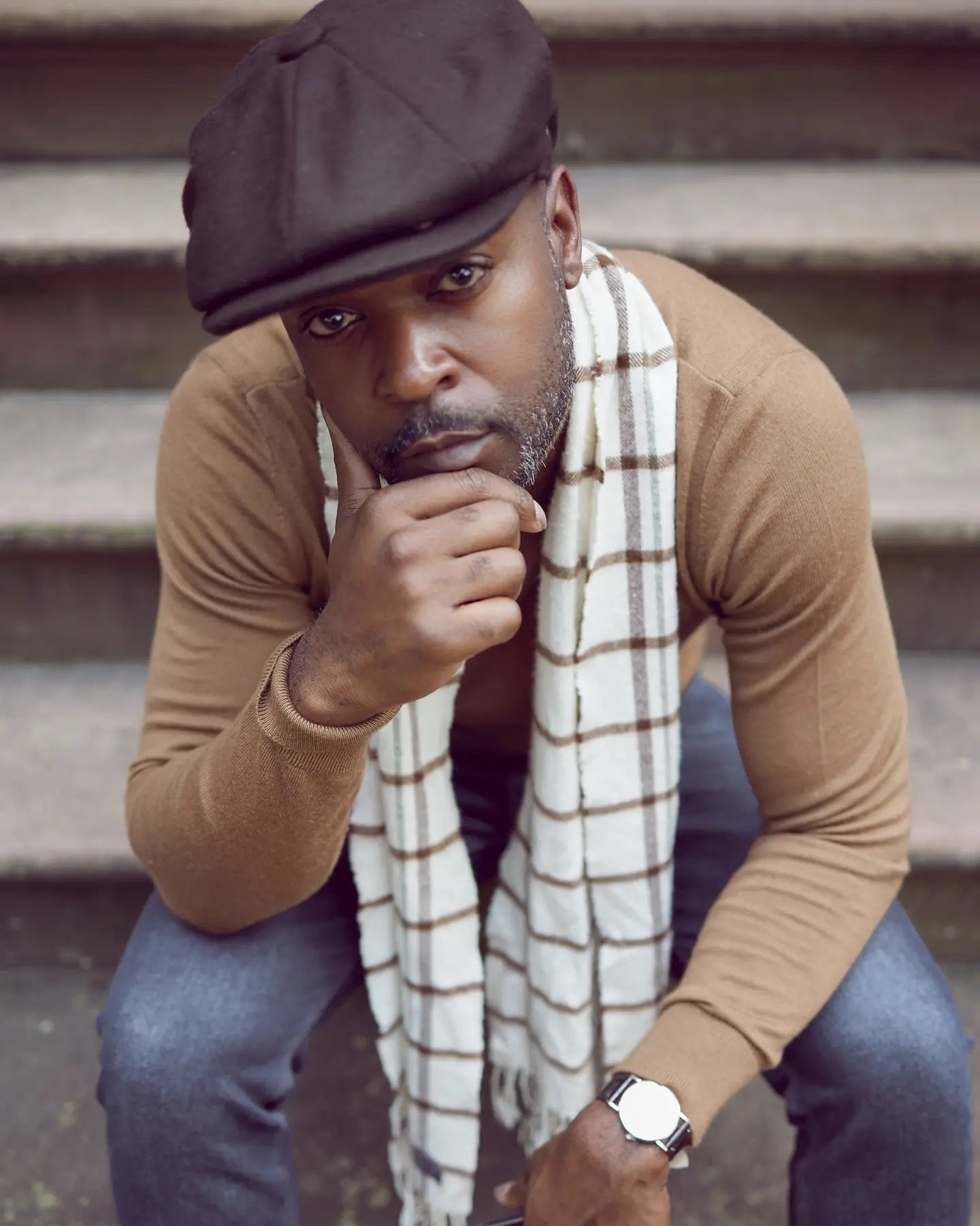 5 Colors - Shelby - Walrus Hat Wool Blend 8 Panel Newsboy Cap